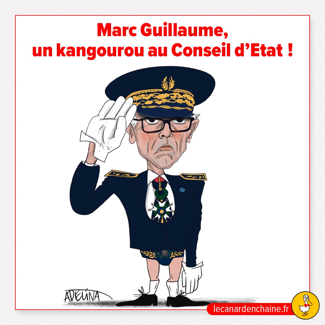 canardenchaine's tweet photo. [Info Canard] Marc Guillaume, le nouveau patron du Conseil d'Etat, a reçu un slip de bain personnalisé en cadeau de départ de la préfecture de Paris. La fabrication de ce modèle unique a mobilisé une dizaine d'agents pendant "plusieurs semaines"…
➡️ https://t.co/FRpy9PSw8k https://t.co/gqhfwQgBso