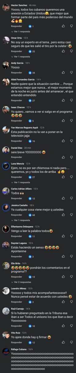 cubanopromedi0's tweet photo. Más comentarios (imposible ponerlos todos) https://t.co/063KTVJp4H