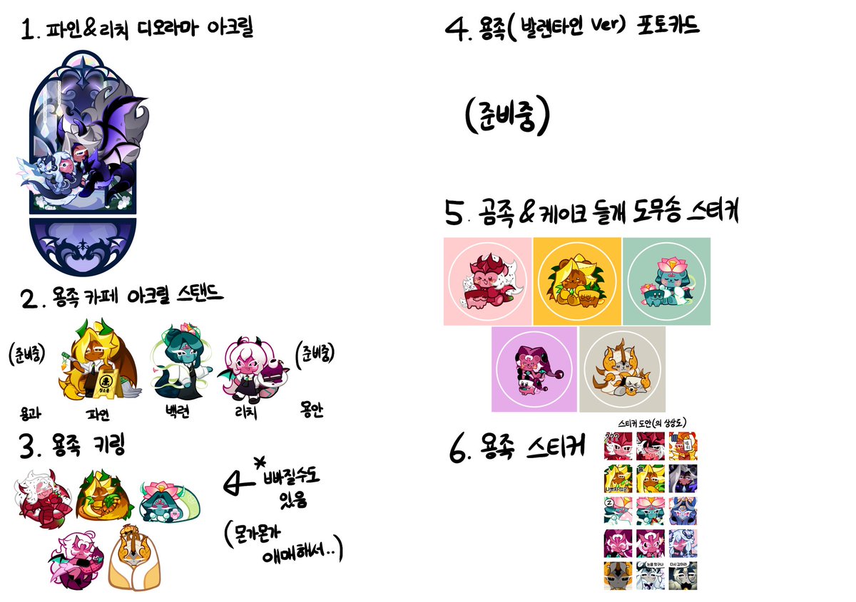 soooo0t's tweet photo. 굿즈 라인업은 대충 나왔습니다
임시 굿즈라인업표도 대충 만들어놨는데 키링은 뺄지 말지 고민중.. 그냥 수요조사 해봐야하나 고민중입니다 https://t.co/xm2myVyWkw