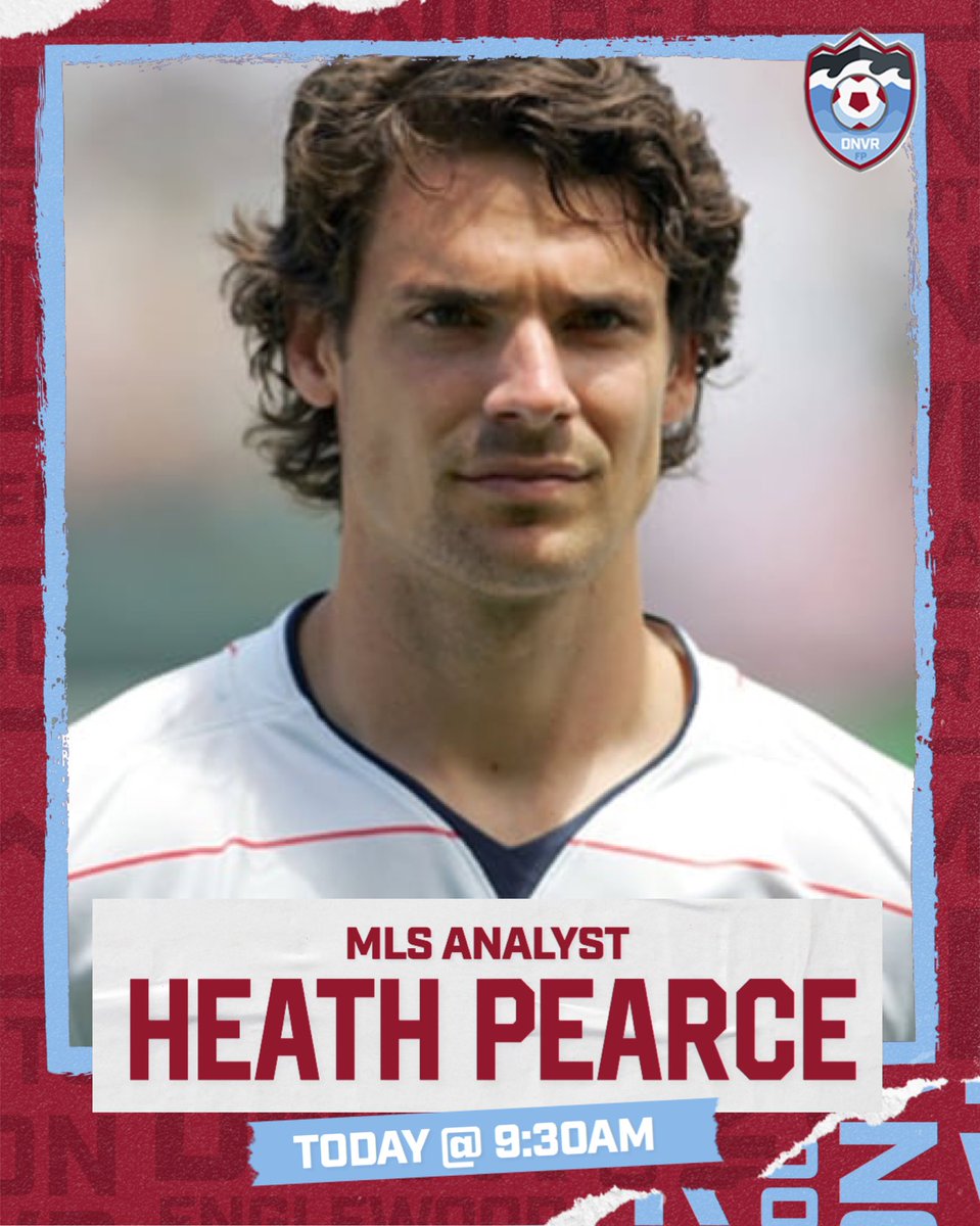 DNVR_Rapids's tweet photo. SHOW DAY!!!
We’ve got Rapids! We’ve got the USMNT roster! We’ve got World Cup predictions!
AND we’ve got MLS Analyst and former USMNT player, Heath Pearce! 9:30AM! Don’t miss it!
#Rapids96 #USMNT https://t.co/TQGjobBP53
