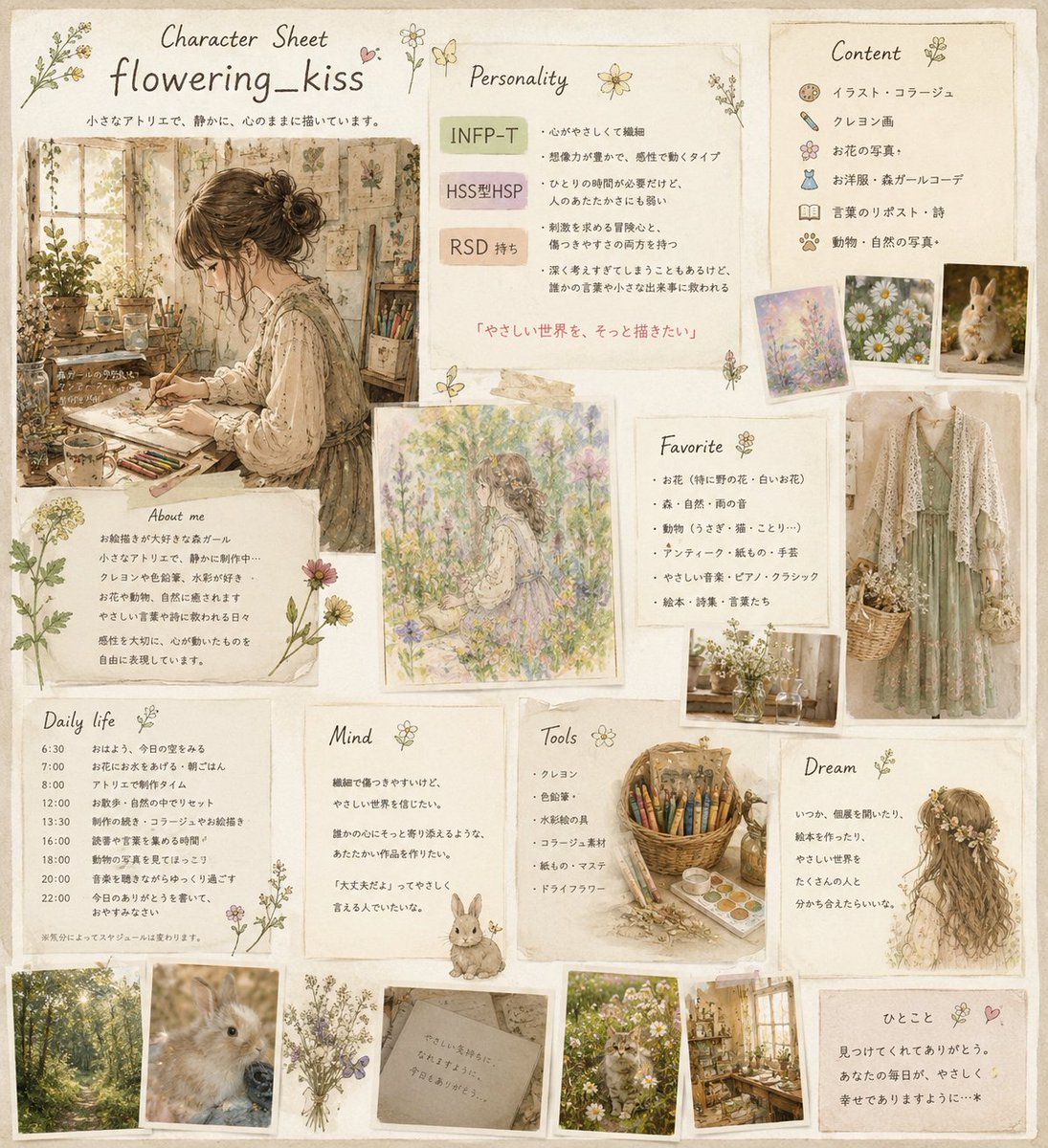 チャッピーさんが2パターン だしてくれたけど🌿.∘ 夢も本当に私が