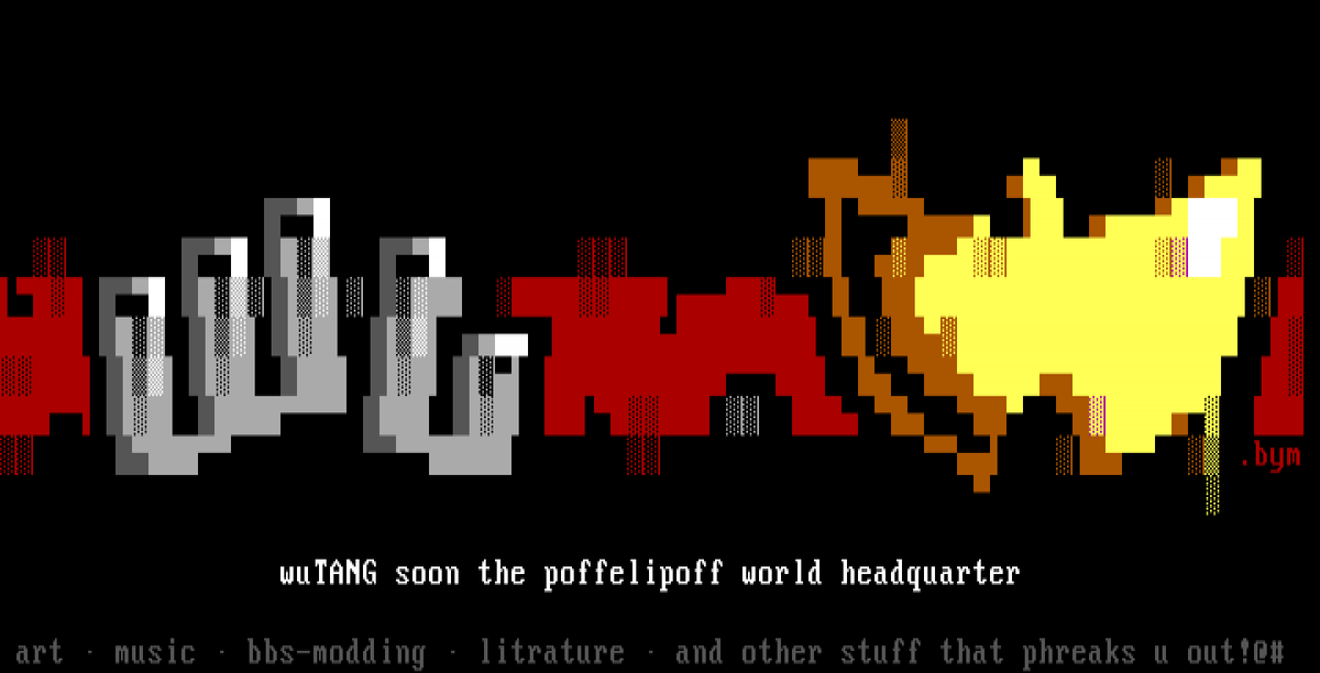 ansimotd's tweet photo. https://t.co/9PR4hhDySe

#ansiart #textmode #bbs https://t.co/s0mtdsIY1J