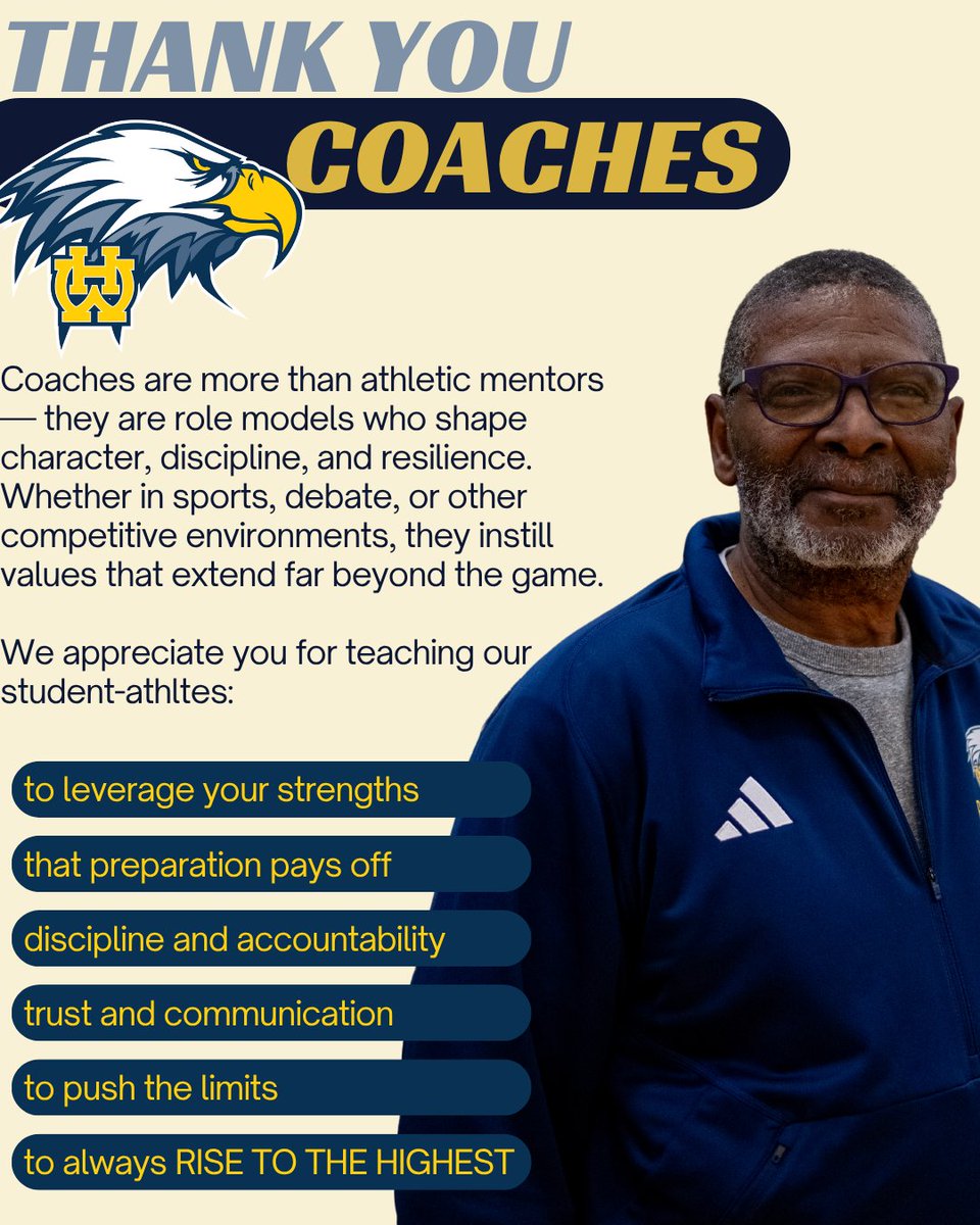 walnutathletics's tweet photo. Thank you to our incredible coaching staffs for the time, energy, and passion you pour into Walnut student-athletes every day.
#LetsGoNuts #ThankYouCoaches https://t.co/DKGvnX3eGs