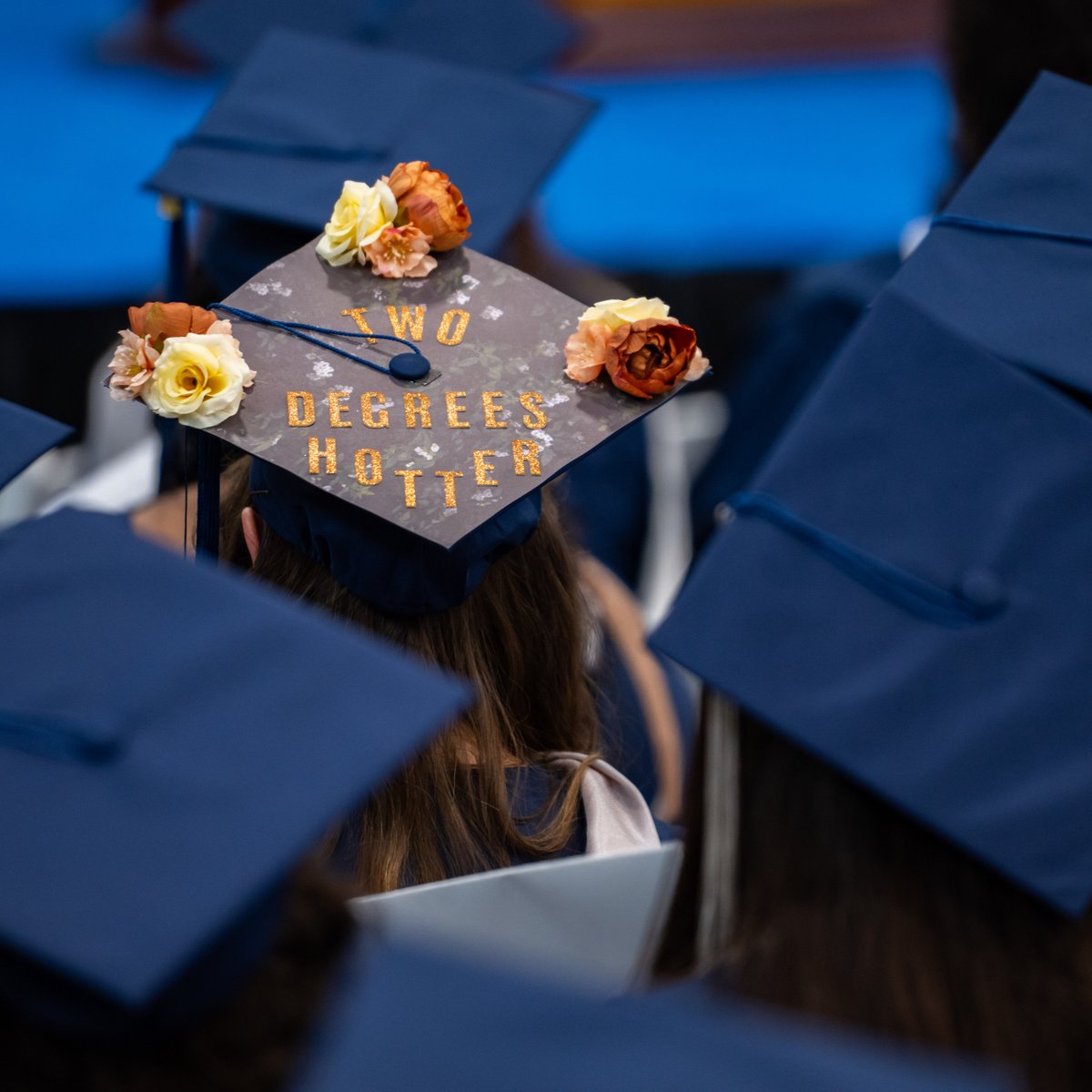 hood_college's tweet photo. A moment for the mortar boards 🎓 Sharing some of our favorite caps from the class of 2026! https://t.co/D6g0gUAxgI