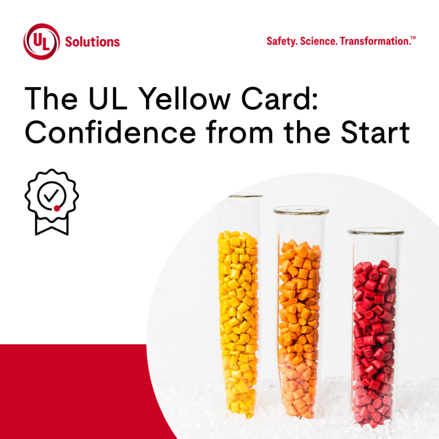 ulDanOShea's tweet photo. In a world of expanding supply chains and rising scrutiny, material selection matters more than ever. The UL Solutions Plastics Recognition Program (Yellow Card™) gives manufacturers and brands the confidence that their materials meet trusted,... https://t.co/eqxwShuxAO https://t.co/2RpZ8AtMqE