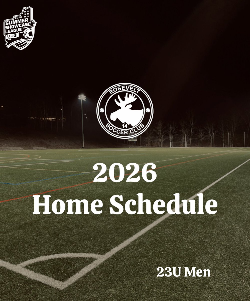 RoseveltSC's tweet photo. NEWS: Rosevelt SC Announces 23U Men Home Game Schedule:

https://t.co/CQzccQLVZe

🌲⚽ https://t.co/8s63jLMsbP