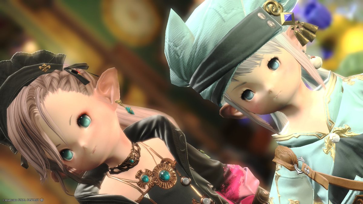ebimayone_FF14's tweet photo. ポニテ似合ってて可愛らしかったのでつい……📸📸
#AtelierFika_ff14 https://t.co/kmDQhae45G