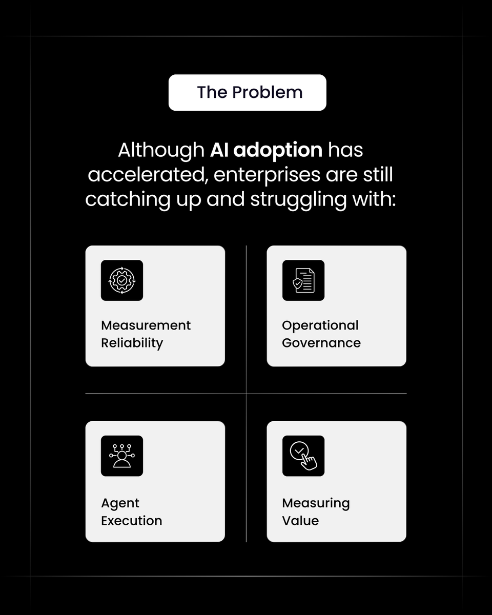 ShyftLabs_io's tweet photo. Stanford University’s 2026 AI Index reports that organizational AI adoption has reached 88%.

But adoption was the easy part.

As models converge and benchmarks fall behind, what separates organizations is how reliably AI runs in the real world. 

At ShyftLabs, we help organizations move beyond adoption by building reliable AI systems that are embedded into real business workflows. 

Read the full Stanford AI Index Report 2026: https://t.co/BdE4BkoOBC

Build what matters → https://t.co/rYM7xonM6v

✍️ @StanfordHAI  

#ShyftLabs #AI #EnterpriseAI #AIAdoption #AIReadiness #WorkflowIntelligence #DataStrategy #DigitalTransformation #AllIndex2026 #Stanford
