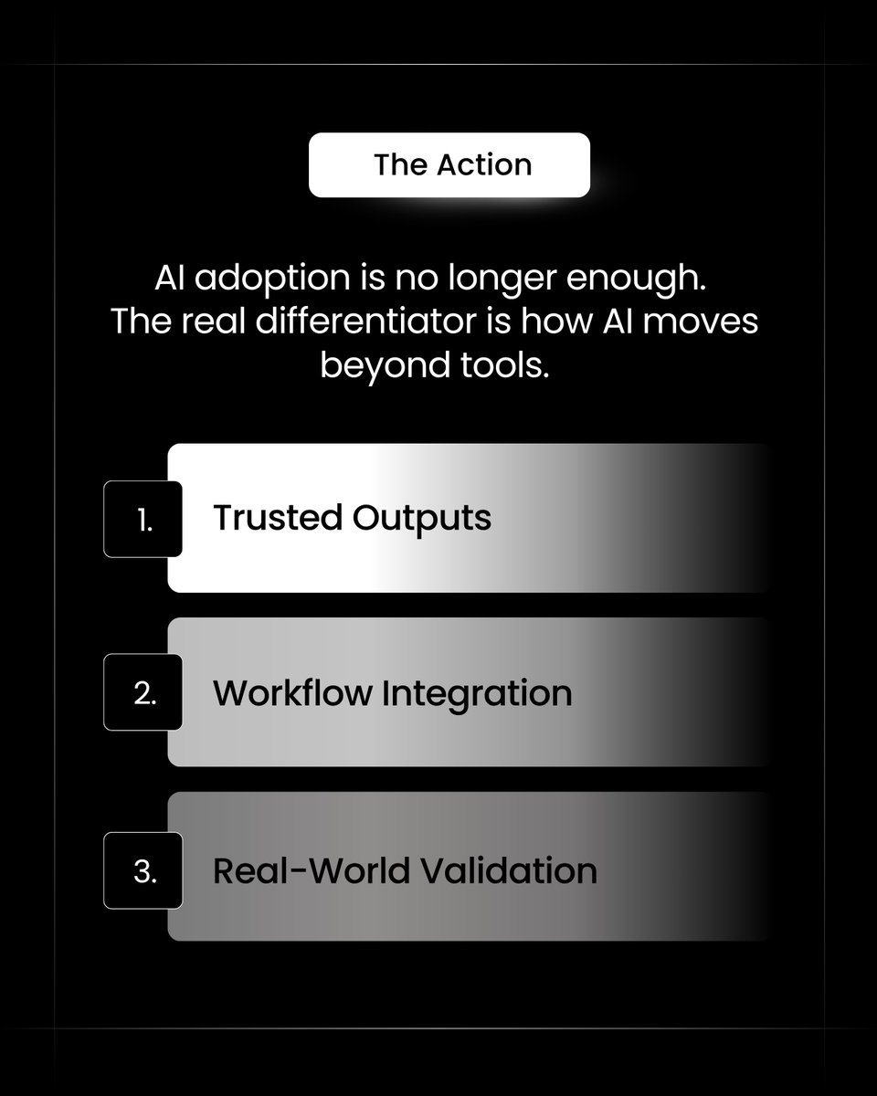 ShyftLabs_io's tweet photo. Stanford University’s 2026 AI Index reports that organizational AI adoption has reached 88%.

But adoption was the easy part.

As models converge and benchmarks fall behind, what separates organizations is how reliably AI runs in the real world. 

At ShyftLabs, we help organizations move beyond adoption by building reliable AI systems that are embedded into real business workflows. 

Read the full Stanford AI Index Report 2026: https://t.co/BdE4BkoOBC

Build what matters → https://t.co/rYM7xonM6v

✍️ @StanfordHAI  

#ShyftLabs #AI #EnterpriseAI #AIAdoption #AIReadiness #WorkflowIntelligence #DataStrategy #DigitalTransformation #AllIndex2026 #Stanford