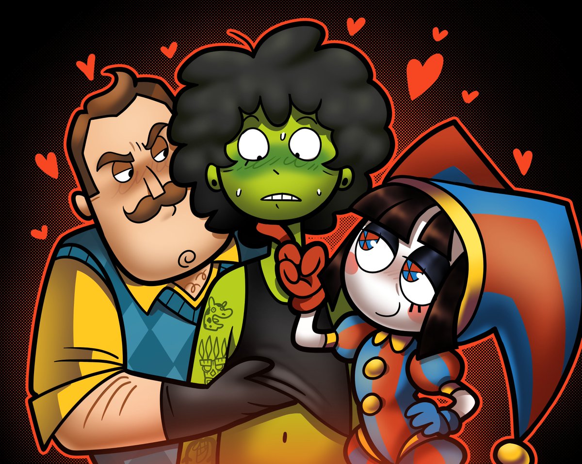 CometaZzzZ's tweet photo. Baby's first Yume-shipping art or something like that.
#Pomni #HelloNeighbor #Me #TrueLove #Hot https://t.co/VlOmGr1uT0