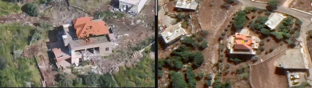 Me1Ray's tweet photo. The IDF struck a building near the church in Qaouzah.
Geolocation:  33.122213°, 35.339562° (Qaouzah)
@GeoConfirmed https://t.co/fMBOXuvQV0
