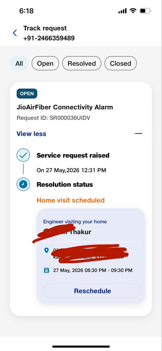 MHSoniaS's tweet photo. @JioCare @reliancejio Why are you playing with our sentiment. Why should we pay for such service.
Schedule postponed.
This is our hard earned money sir.
At least think before you loot
@jagograhakjago https://t.co/9Tl7Ss1UyI