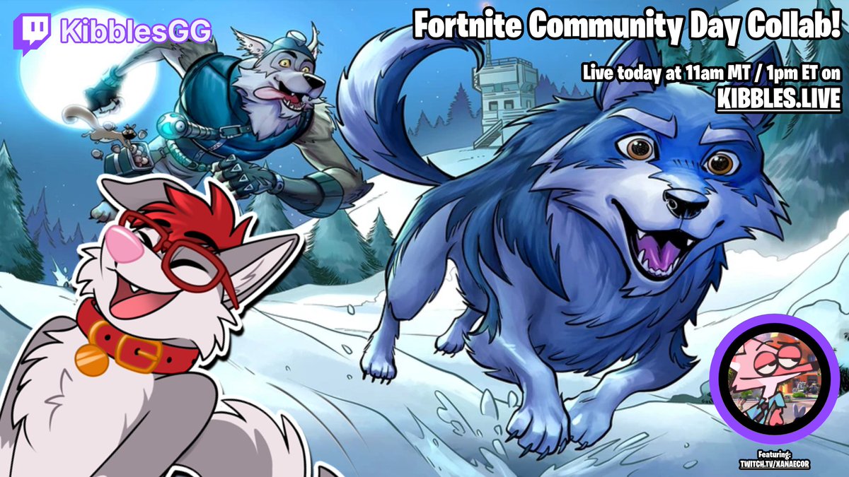 KibblesGG's tweet photo. Wendell Wednesday! Fortnite Community Day with @Xanaecor and You! Live today at 11am MT / 1pm ET on https://t.co/lWHmoywDNr

#furrylive #goinglive #TwitchStreamer #vtuberEN #ZeroBuildFortnite https://t.co/QmwUL5LsyU