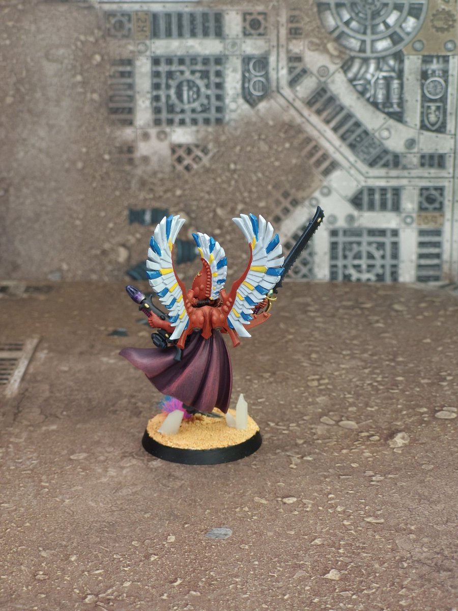 Feadale2's tweet photo. Autarch Wayleaper with gear from the 2022 Autarch.

#paintingminiatures
#warhammer40000
#minipainting
#paintingwarhammer
#warhammercommunity https://t.co/CxkMLwdw0t