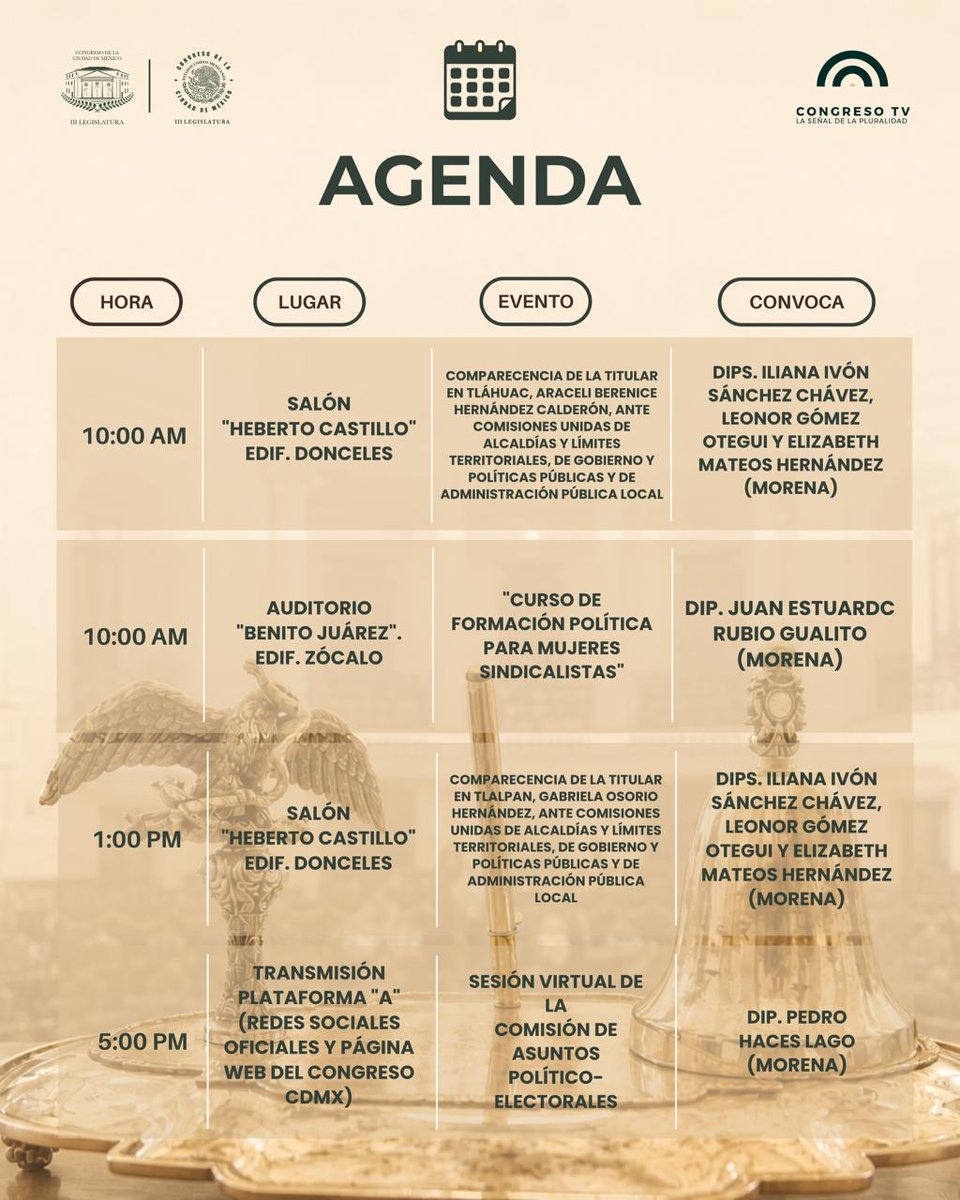 Congreso de la Ciudad de México tweet media