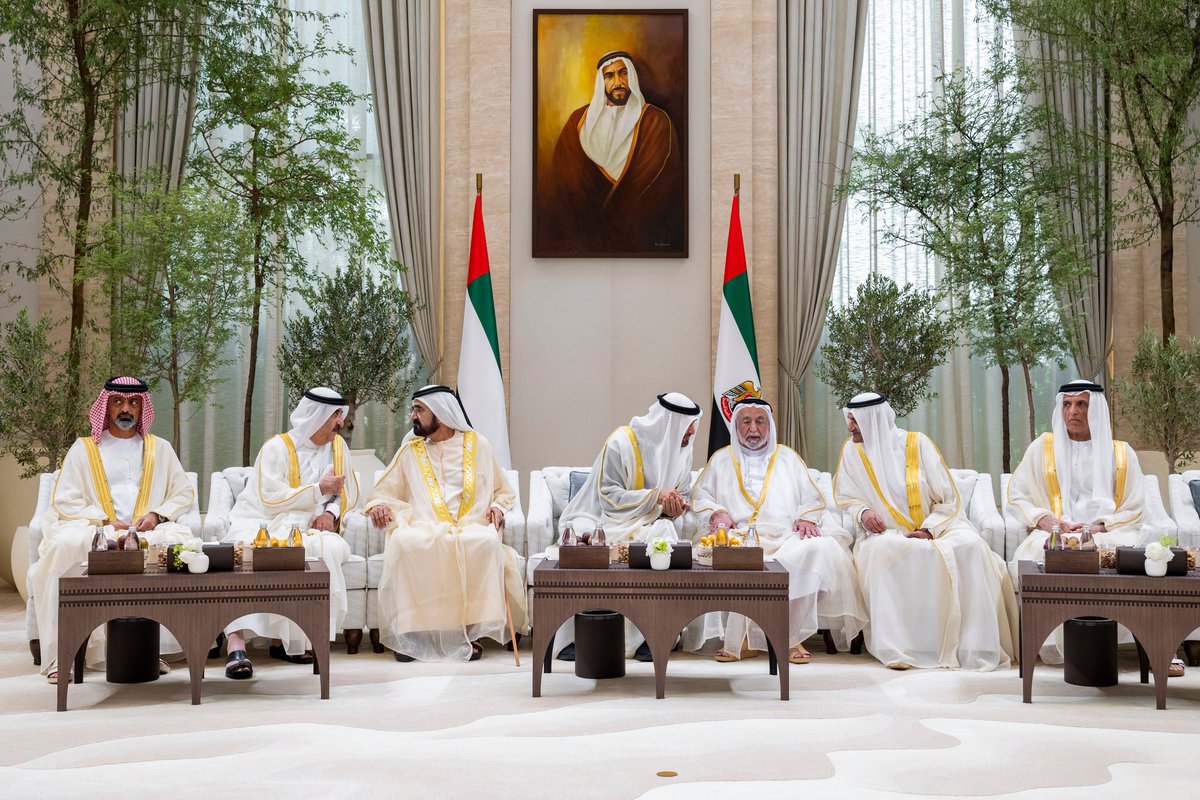 HHShkDrSultan's tweet photo. تبادل التهاني مع رئيس الدولة وحكام الإمارات بمناسبة عيد الأضحى
Exchanging greetings with UAE President and Rulers on the occasion of Eid Al Adha https://t.co/bcHi8AfKnf