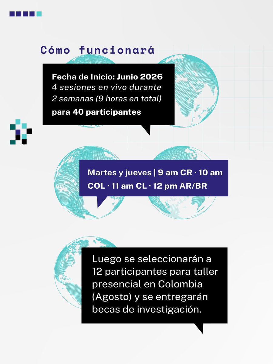 derechosdigital's tweet photo. 📣 ¡Últimos días para postularte al Taller Virtual “Periodismo y tecnología: ¿Cómo investigar la infraestructura pública digital del Estado?”!

🗓️ Postula hasta el 29 de mayo

📩 Toda la información: https://t.co/DW7u7aR4Gt https://t.co/XZdggpwrQZ