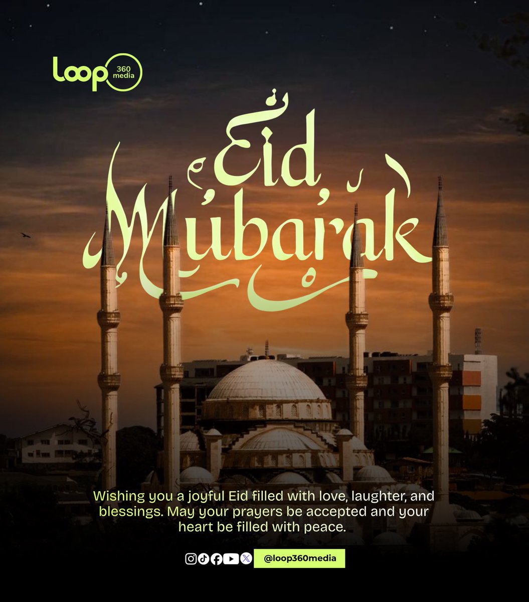 Loop360Media's tweet photo. Eid Mubarak to all our Muslim followers on here. 
May this season bring you peace and happiness in your lives and families. https://t.co/IQGcFC9Mnb