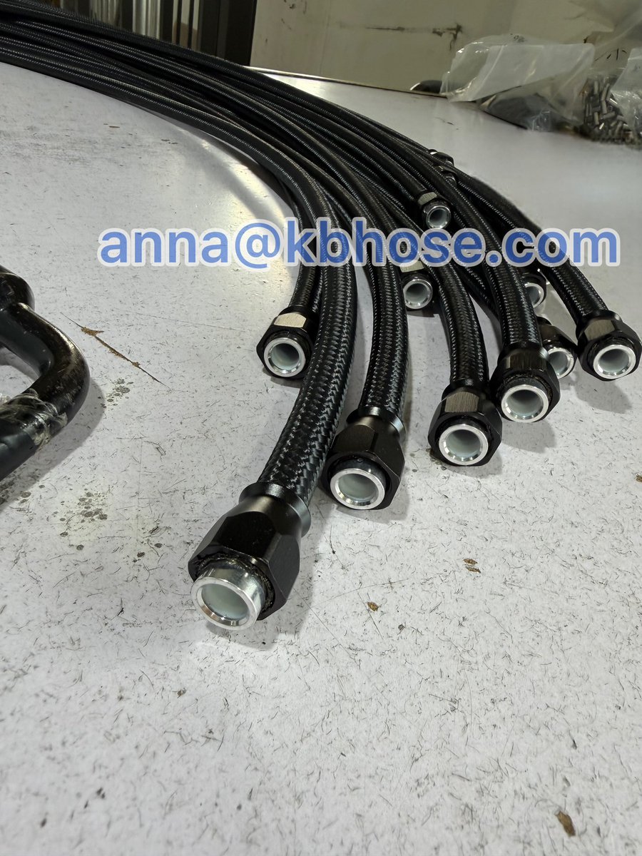 AnnaGao17's tweet photo. AN PTFE hose assembly. Factory direct sales.
We support custom branding, logo engraving, and packaging for hoses & fittings.
Wholesale business only, no retail sales. Welcome to send inquiries. #enginebay
#boosted
#enginerebuild
#fuelsystem
#turbocharged https://t.co/2qIPr0yHEg