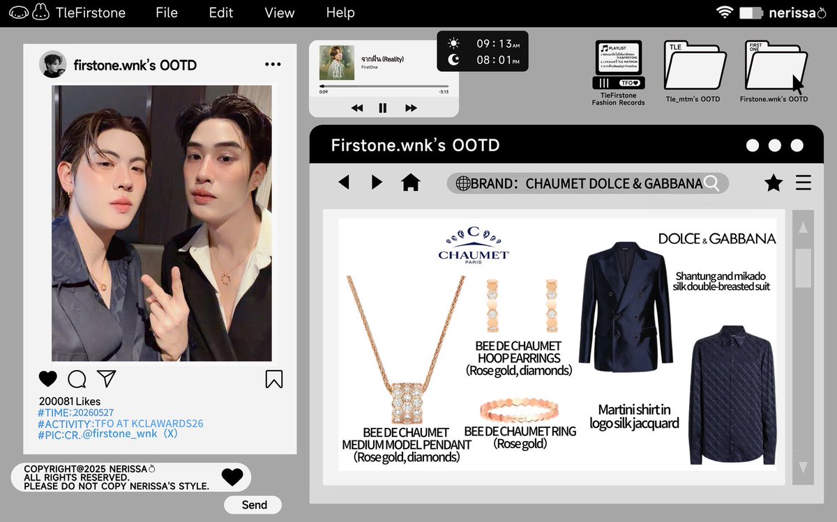 nerissa_ly's tweet photo. 📝【tlefirstone‘s fashion records】
📍 TO AT KCLAWARDS26
📆2026.05.27
👥tlefirstone

#KCL2026xTleFirstone
#TleFirstone #เติ้ลเฟิร์สวัน https://t.co/qLfxOcRsex