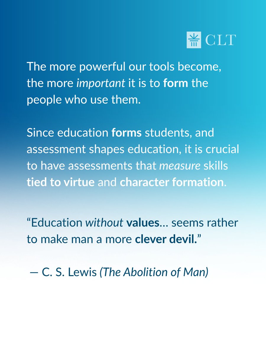 ClassicalConv's tweet photo. The more powerful our tools become, the more important it is to form the people who use them.  6/7 https://t.co/XIDcXLxen3