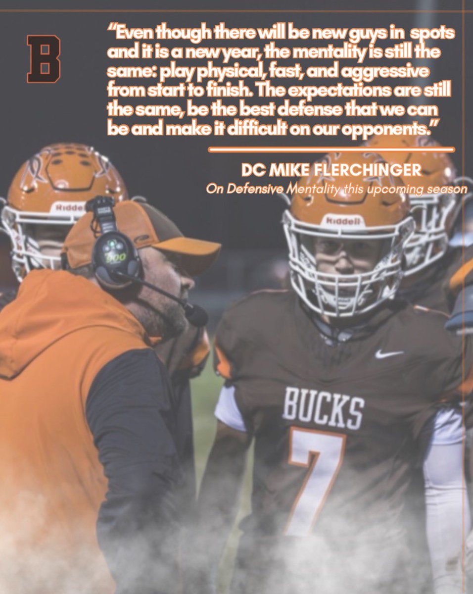 officialBucksFB's tweet photo. Statement from Coach Flerchinger: https://t.co/WYLz0a30ji