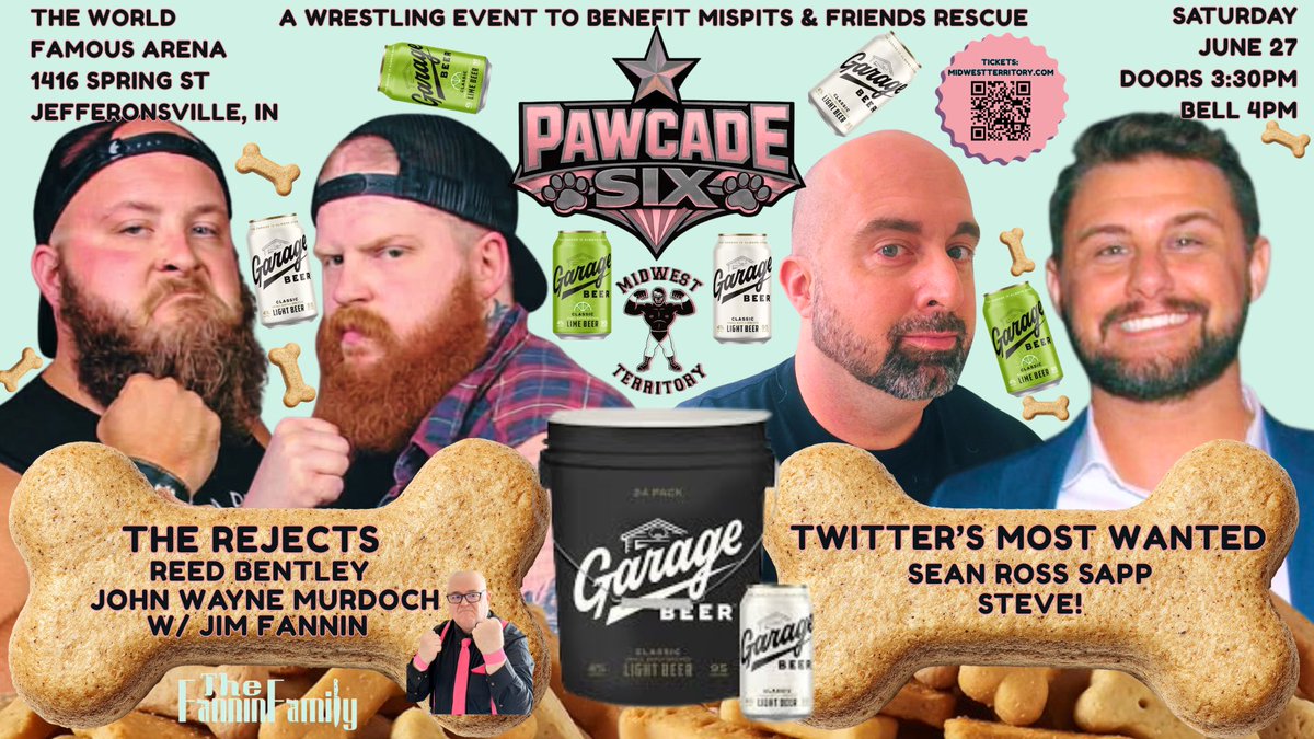ChadAFrench's tweet photo. So far
@mwtwrestling Championship match
@XCFNBW Tag Championship match
A Guaranteed mat classic.
A Street Fight.
A Rumble.

Y'all want another one tonight?
Let's get this to 15 RTs before #AEW and you got it.
🎟 https://t.co/E2viQIt78N https://t.co/1QpoSQgcym