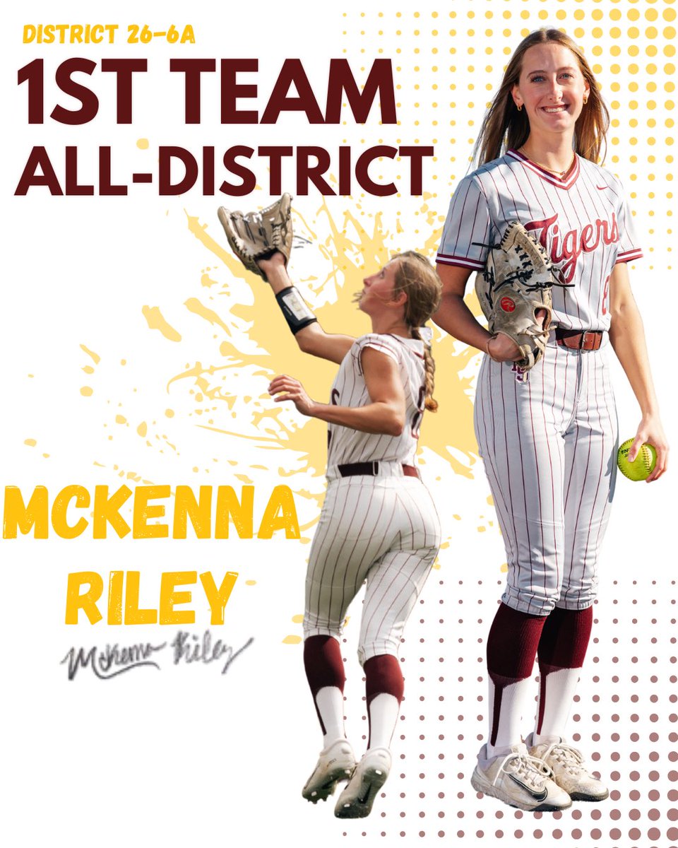 DSHSsball's tweet photo. Congratulations to our 2026 26-6A First Team All-District selections! 🥎❤️

⭐ Tatum Green
⭐ Lauren Byrnes
⭐ Sadie Bradford
⭐ Kenna Riley https://t.co/1FhCLQ5S9k