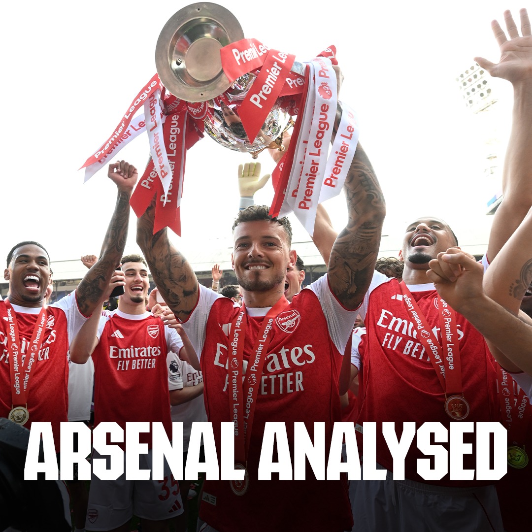 Arsenal's tweet photo. The stats behind our success 🔢

Adrian Clarke crunches the numbers of our 2025/26 title-winning season in a bumper edition of Arsenal Analysed 👇