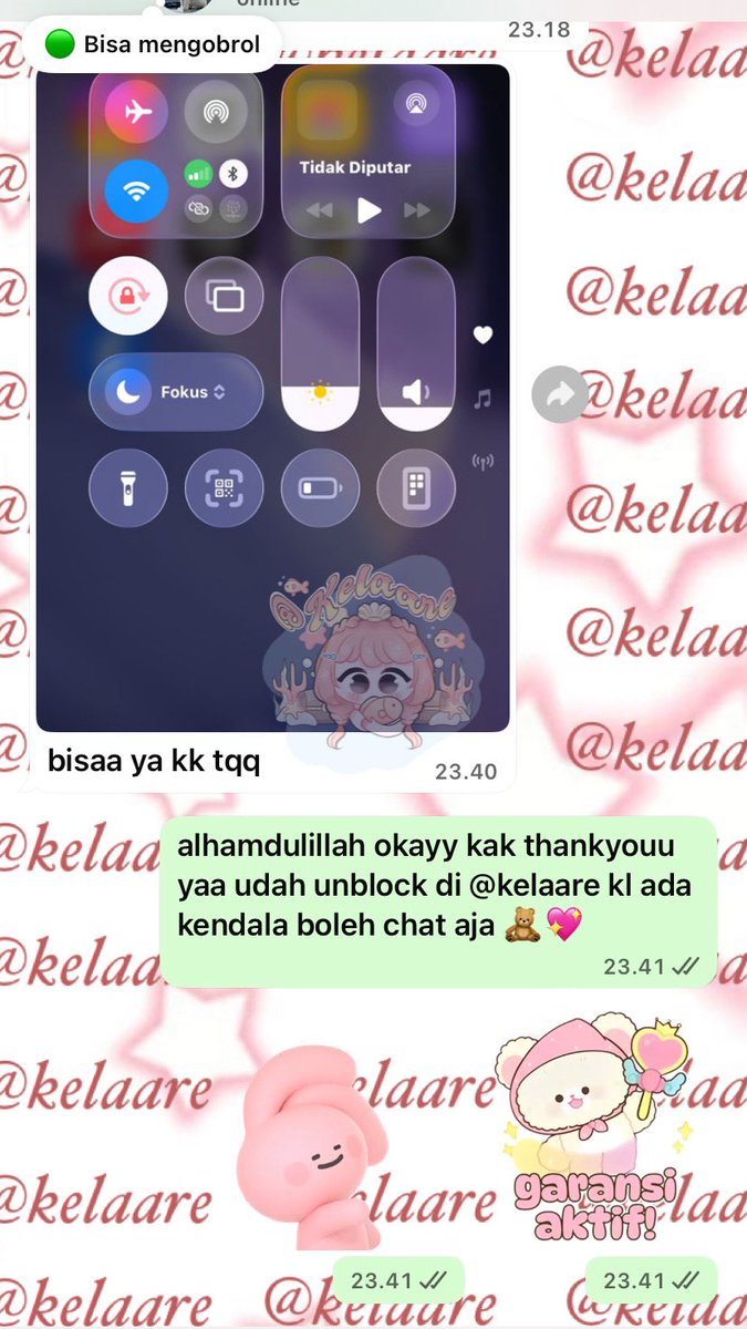 promkelaa's tweet photo. yuk yang mau unblock imei aku open yaa start 100rb aja kamu udah bisa internetan pakai sim kamu sendiri (all operator), bergaransi, dan pastinya trusted

☎️ : https://t.co/U3dw62orI6
testi: https://t.co/wo6Y7Vjj7J https://t.co/sjyhVIpluu