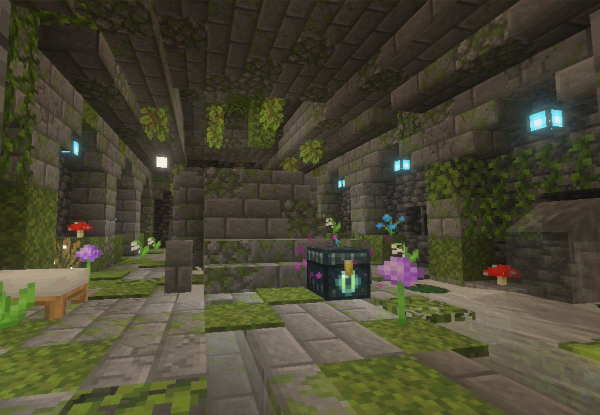 Anje_minecraft's tweet photo. ずっとしたかったエンドポータル装飾!
 #Minecraft建築コミュ
 #Minecraft
 #Minecraftbuilds https://t.co/Wi8aLNb1zQ