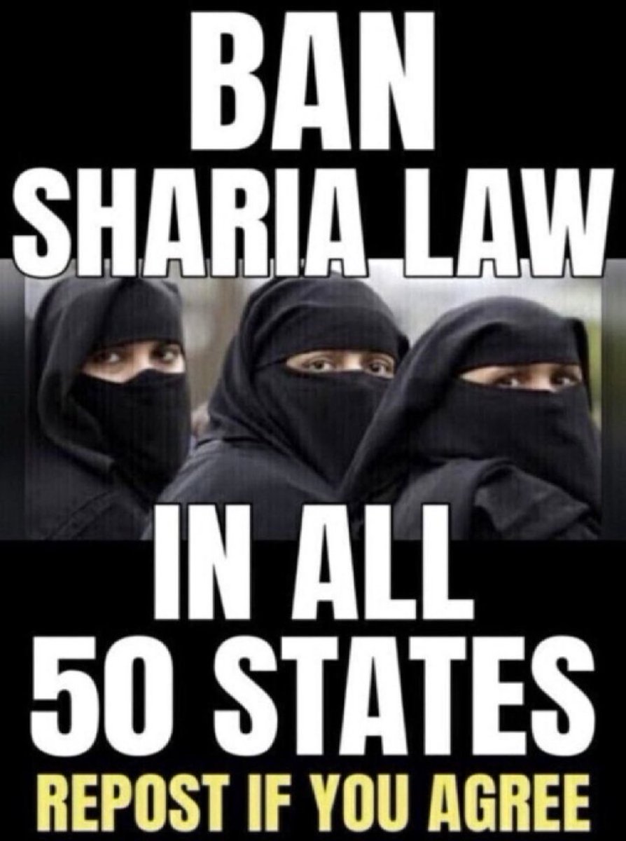 OperHealAmerica's tweet photo. SHARIA LAW:

Ban it NOW.

Prosecute it NOW.

Deport it NOW.

Cease all immigration of it NOW.

OR AMERICA WILL NEVER BE GREAT AGAIN . . . 

and you’ll regret it FOREVER!🙏🇺🇸

HOW DO YOU WANT TO BE REMEMBERED? 

As the Admin that liberated the Iranian people and brought peace to the Middle East while allowing this “cancer” to “kill us” at home? WOW!

You do realize God is using our “enemy,” Sharia Law, to invade and judge us so we will repent, right?🙏🇺🇸 

.@POTUS
.@realDonaldTrump 
.@JDVance 
.@SpeakerJohnson 
.@Franklin_Graham