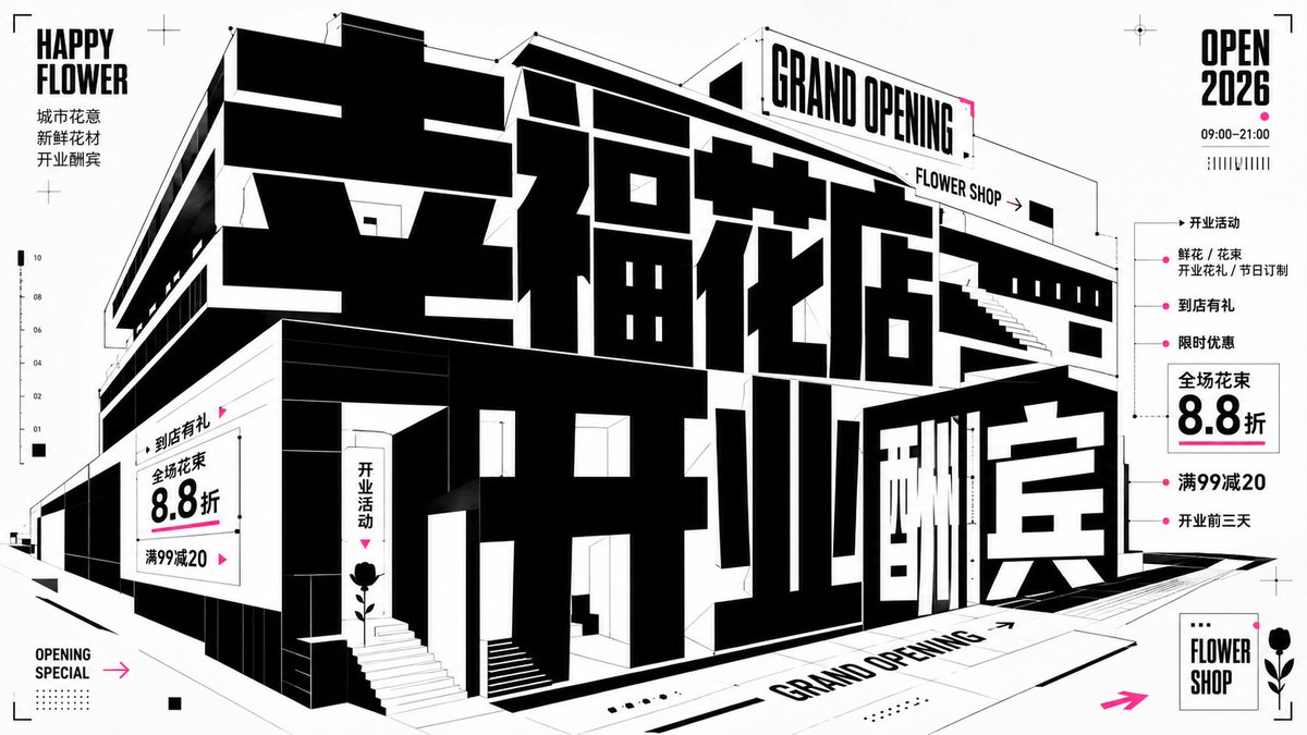 xiaoxiaodong01's tweet photo. GPT2 x 字体变实体 x 大字报 x 封面 x 提示词美学

真是很有力量的一种字体设计方案
小小东这几天真认真，在琢磨字体效果

等着吧，还要很多适合做自媒体封面的字体，在路上

提示词见评论区 ⤵️