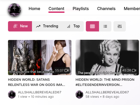 AuthorCiaL's tweet photo. @OneGoal @yivieyvonne @janayaish SATANS RELENTLESS WAR ON GOD new 5/27 #hiddenworld
@AuthorCiaL clip HOWWHYSEEIT #elitegenderinversion
https://t.co/CIuSOvlGmR Bitchute
https://t.co/Iw9FOWWETD Odysee
https://t.co/We76kHxC1D blinded by the false lite https://t.co/r9ni2voQng