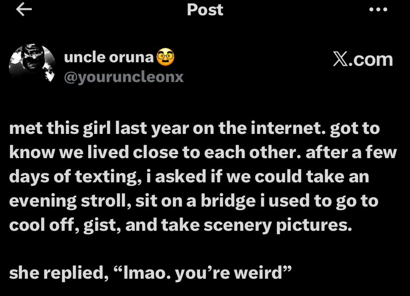 uncle oruna🥸| ọmúláyé🍷 tweet media