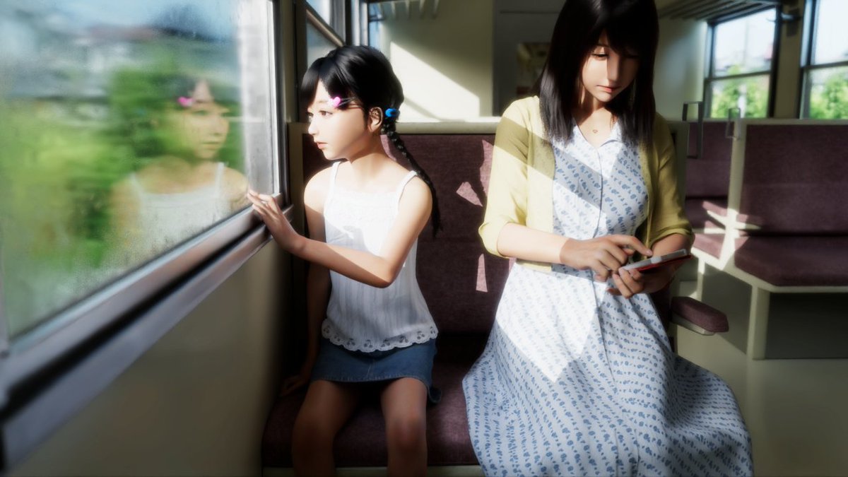 NijiiroBambi's tweet photo. 更新が滞ってしまい申し訳ありません。

ようやく動画のレンダリングが終わり、現在はセリフの翻訳作業を進めていただいております。

動画は現時点で30分ほど完成しておりますが、台本としてはまだ残りがあります。ただ、このままでは完成が遠くなってしまうため、現状の内容で完成とする予定です。

翻訳が終わりましたら、改めてお知らせいたします。

海水浴に向かうシーンです。