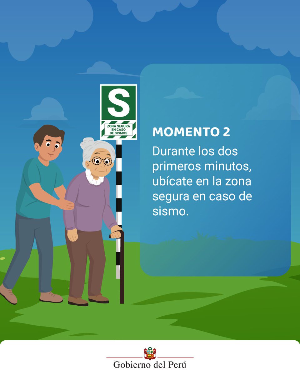 ignperu's tweet photo. ☝🏼  Existen tres momentos importantes que debes tomar en cuenta en el I #SimulacroNacional2026 ante sismos y peligros asociados. 
😉 Elige prepararte.

📆 Viernes 29 de mayo 
🕒 10:00 a. m. https://t.co/HnbmtLAXiT