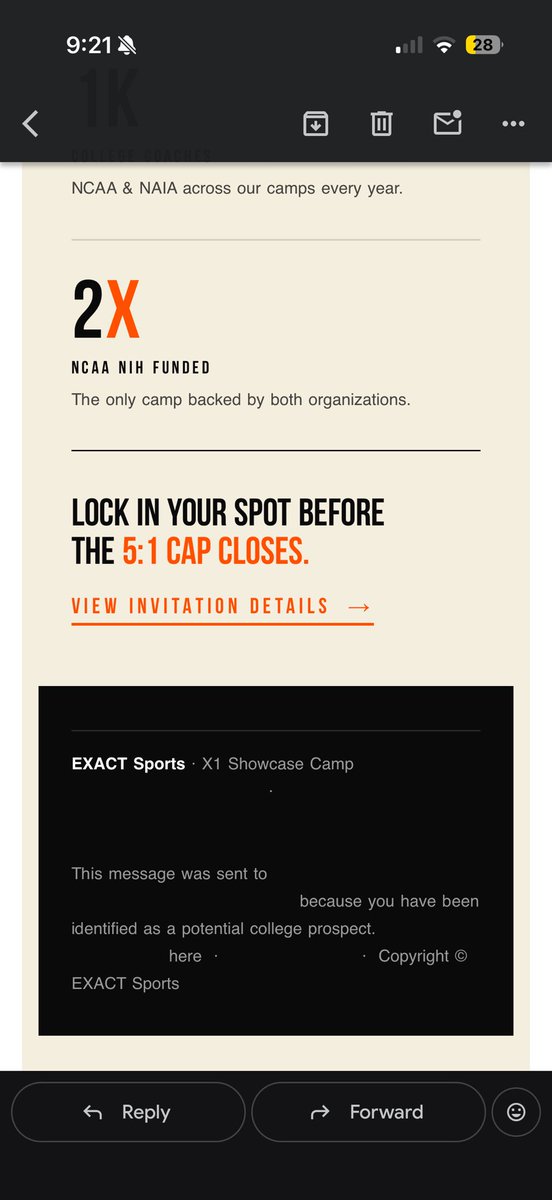 J24Speed's tweet photo. Blessed to receive another invite from @EXACTSports. The work keeps paying off. 🙏🏾🏈 #WR #Recruiting #ExactSports #StudentAthlete #Football #GrindDontStop https://t.co/cDE2mrVGmb
