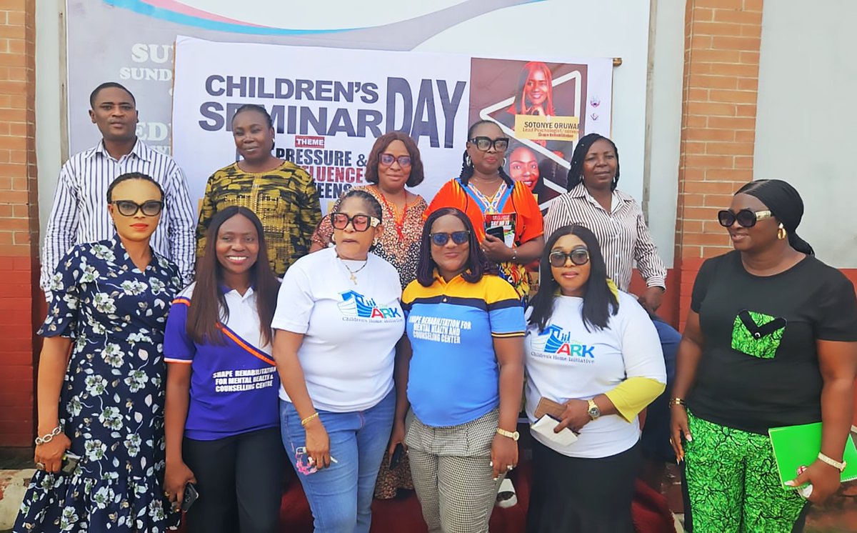 Ark4children's tweet photo. Today, ARK was at the Children’s Seminar – Peer Pressure &amp; Drug Influence Among Teens.

300+ students. Honest conversations. We stood with other sponsors to protect our children.

Thank you to the organisers. 🙌🏽

#ARKChildrensHome #PeerPressure #BlessedToBeABlessing #ChildrensDay https://t.co/PJDg8UBpyy