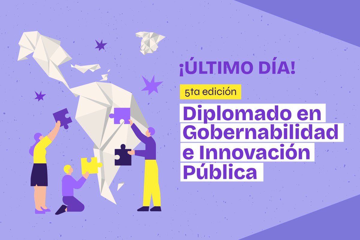 AgendaCAF's tweet photo. ⏰ ¡Último día para postular!

Hoy cierran las inscripciones al Diplomado en Gobernabilidad e Innovación Pública de CAF, una experiencia de formación junto a universidades de 23 países para fortalecer liderazgos capaces de transformar la gestión pública y enfrentar los desafíos de nuestra región.

Innovación pública, transformación digital, cambio climático, inclusión y liderazgo con impacto local.

Postúlate hoy.
https://t.co/E0bzqqiCiI