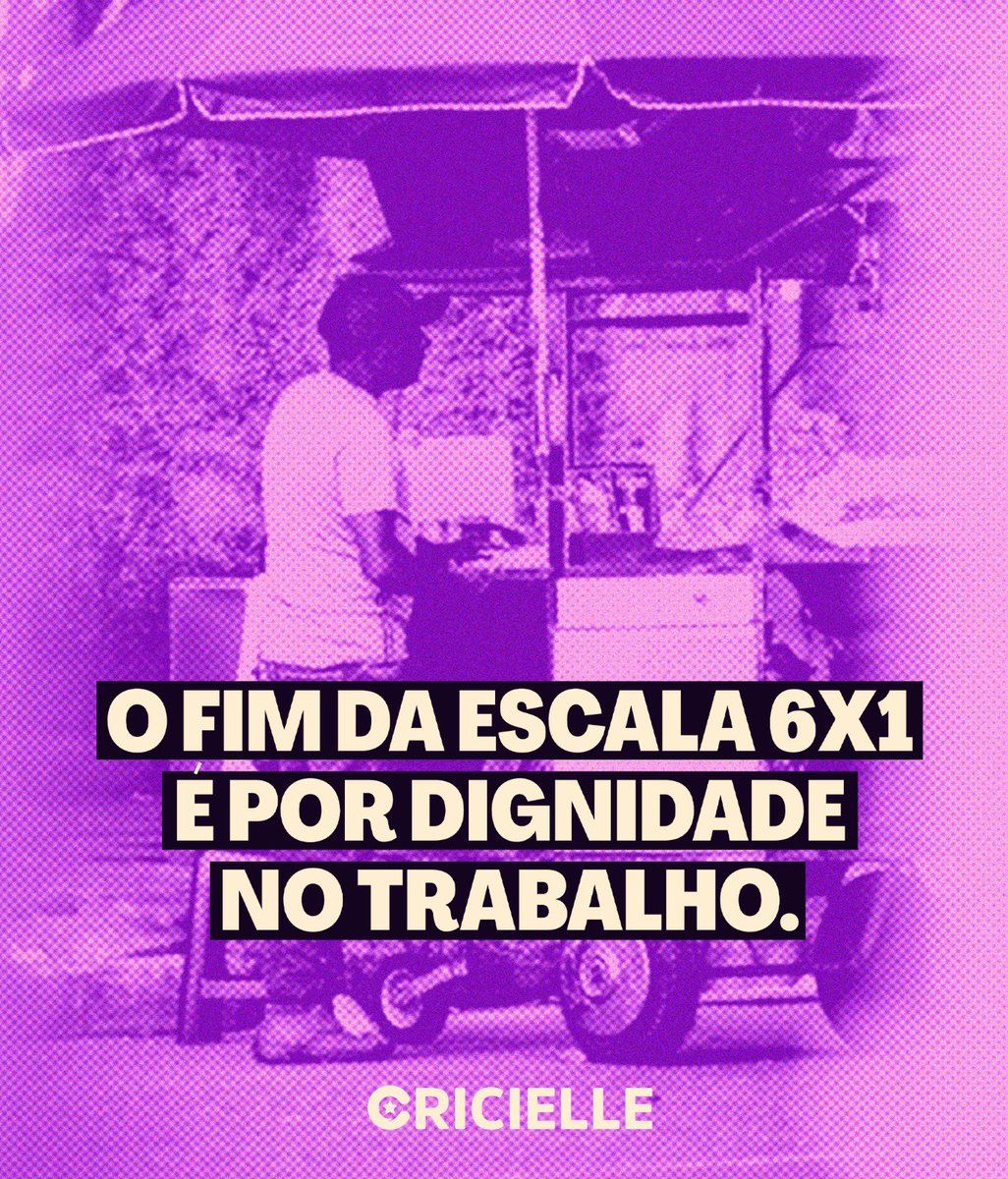eucricielle's tweet photo. Meu povo, precisamos fazer mais pressão ainda para que a PEC pelo fim da escala 6X1 seja aprovada!

Eu acredito que essa é uma pauta que precisa ganhar ainda mais atenção popular. E é por isso que a gente precisa seguir debatendo, pressionando e fazendo barulho. Vá para as redes, converse sobre isso com a sua família, seus amigos e vamos juntos fazer a mudança acontecer.

➡️ Como é a sua rotina hoje na 6x1? Me conta a sua realidade nos comentários e compartilha para a nossa voz ganhar força!