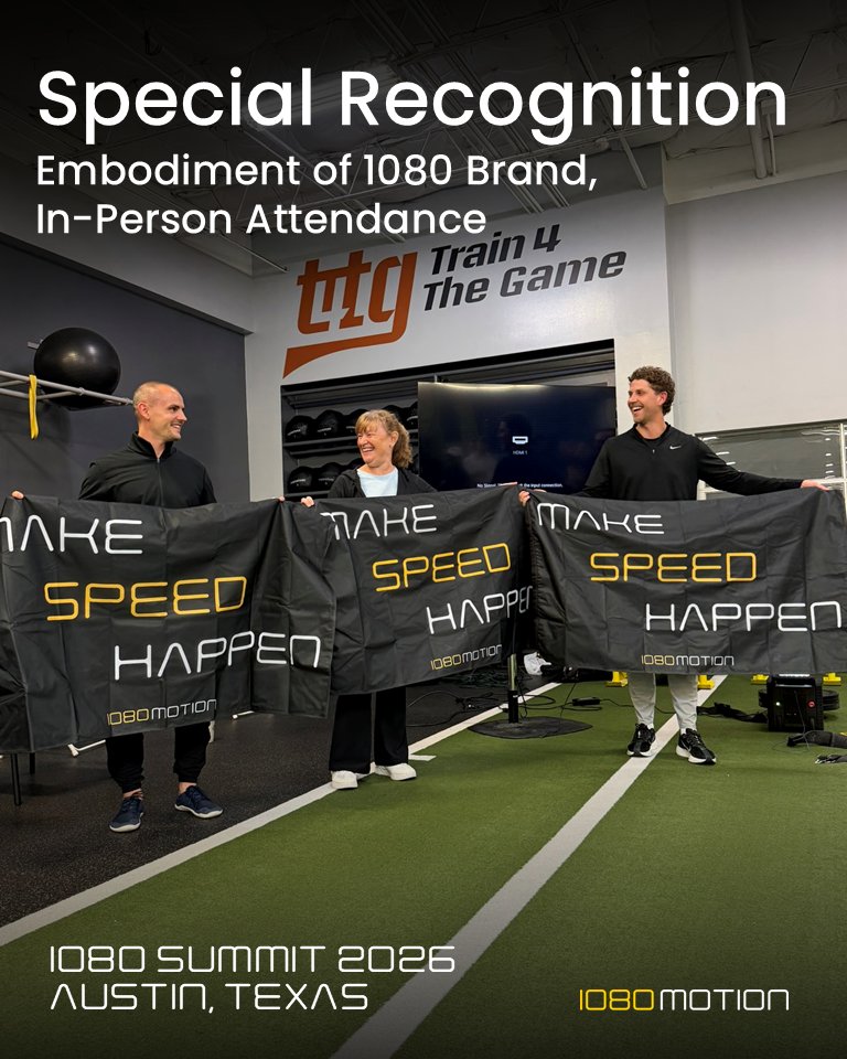 1080motion's tweet photo. An awesome opportunity to highlight a few of our clients at the 1080 Summit in Austin

🔟 10-year clients, a decade of excellence
-These 3 actually all gave presentations and in sharing their backstory of getting into 1080 over a decade ago there was a common theme: knowing there was some truth in this new technology, not having all the answers, but taking a chance and learning through the process. Thank you for taking that chance!
@MattPrice_HP @PrentissHockey Jan Seiler

3️⃣ A special shoutout for a few clients that make it happen both in their daily practice and as part of the 1080 community attending most of our events. It's been a pleasure getting to connect in-person literally coast to coast
@Jordan_Cook23 Karen Bagnardi, Trevor Bartoli

There are many more individuals who make 1080 what it is, but we’re excited to share these ones today 👊