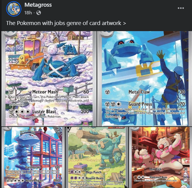 MetaScott376's tweet photo. Sometimes Pokemon cards are like little windows into what living with Pokemon would really be like https://t.co/4f8G8iAELh