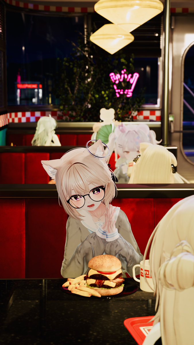 mujip's tweet photo. #私立ミルフィ学園フォトコン
『放課後フードファイト』 https://t.co/kepsQxK9Qr