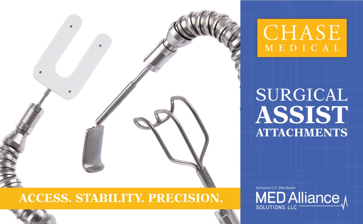 MEDAllianceSol's tweet photo. Chase Medical Surgical Assist Attachments include Heart Assist Fingers, Valve Assist Blades and Atrial Rakes. Available in multiple dimensions to accommodate patient anatomy and surgical techniques. Access. Stability. Precision. Learn more @ https://t.co/CmnozA96cK https://t.co/aav8Cx4v4l