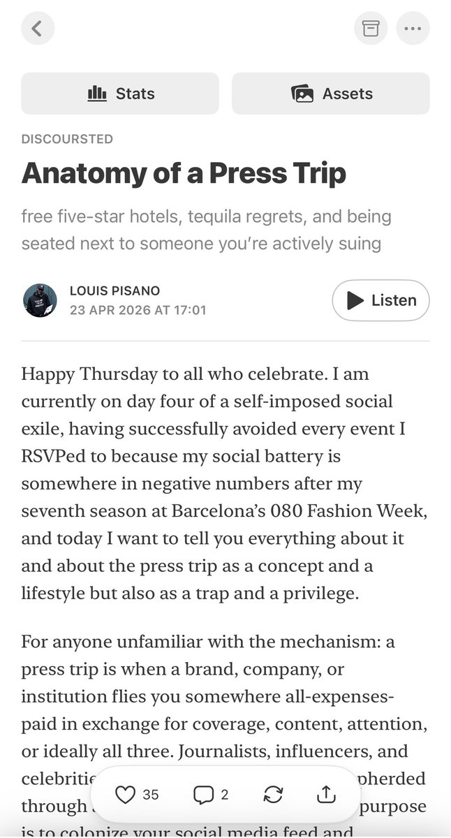 Louis Pisano tweet media
