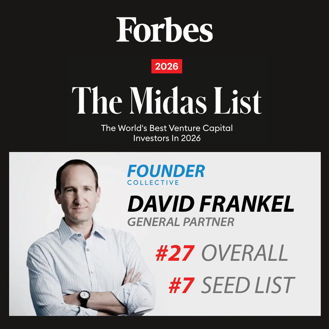 fcollective's tweet photo. Congratulations to @dafrankel for being named to the @Forbes Midas List for the fifth year in a row! 

This appearance marks 10 appearances for Founder Collective! https://t.co/oElJXk2HMh