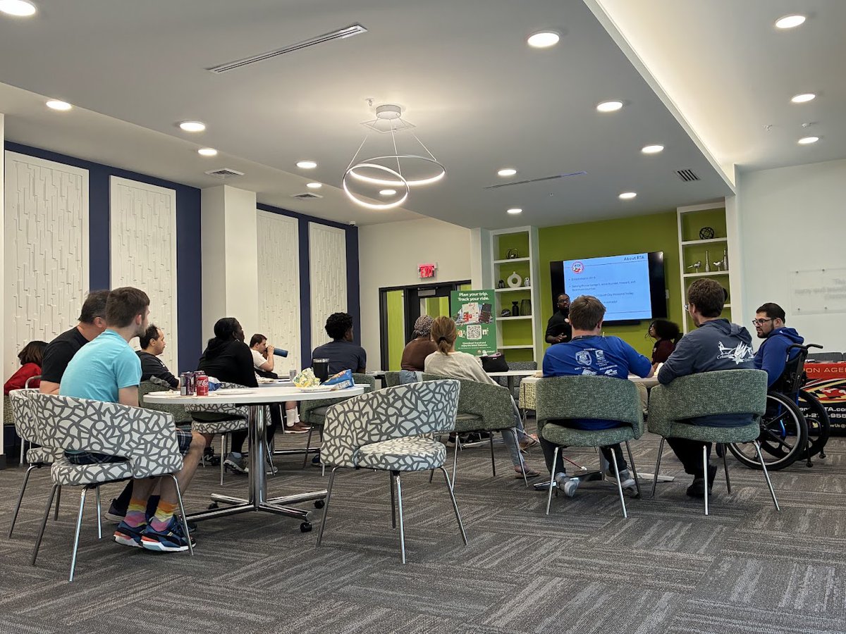 MissionFirstHG's tweet photo. Residents at Patuxent Commons in Columbia, Maryland enjoyed lunch while listening to @transitRTA speak about the importance of public transit for the health of communities like those in Howard County. https://t.co/KJmUrJ3HpL