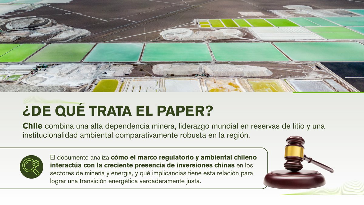 Cechap_Up's tweet photo. ¿Puede un país controlar el boom del litio sin ceder su soberanía? 🇨🇱🔋

Un nuevo estudio sobre Chile demuestra que el Estado está redefiniendo su rol frente a la inversión china para asegurar una transición justa. https://t.co/YYlYLSzCAB