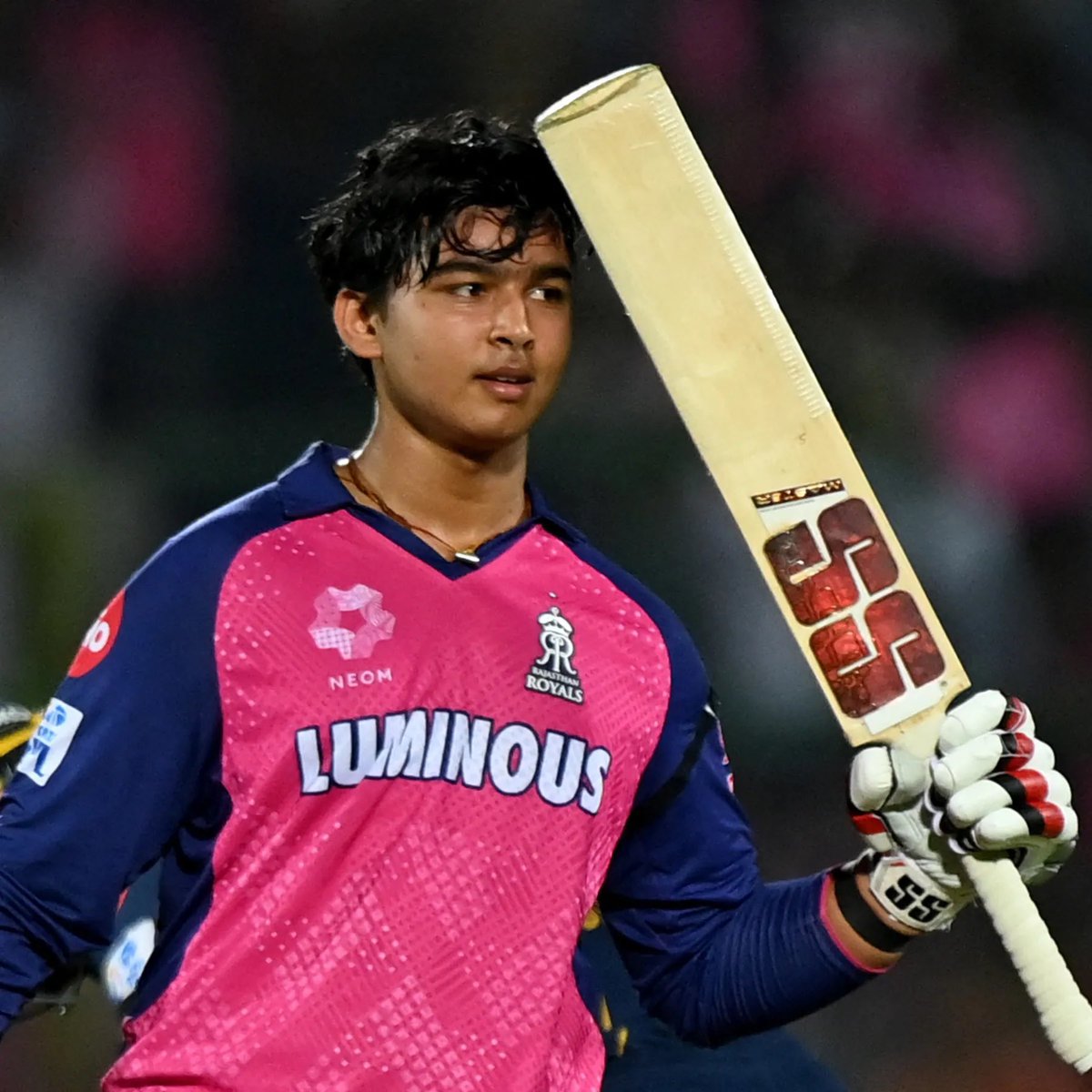 imssharma11's tweet photo. History made! 🤩 

Vaibhav Suryavanshi, at just 15, has shattered Chris Gayle's 14-year-old record for most sixes in an IPL season. 🎉 

What an incredible achievement! So proud of this young talent. 🏏 

#IPL #RRvsrh #sooryavanshi https://t.co/oj16aExOJ1